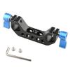 15mm Doppel-Interfaces Rohrklemme Schienenverbinder Adapter Rack für Fotografie Slider Stabilisatoren und DSLR-Kamerahalterungen