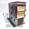 Street View Firehouse Headquarters Bricks Bank Building Blocks Highly Detailed Architecture Assembly Brick Set Classic City