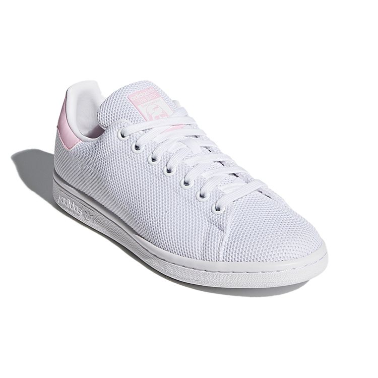 Adidas Originals Stan Smith Non-Slip Breathable Low-Top Sneakers Women Sneakers Bright-White CQ2823