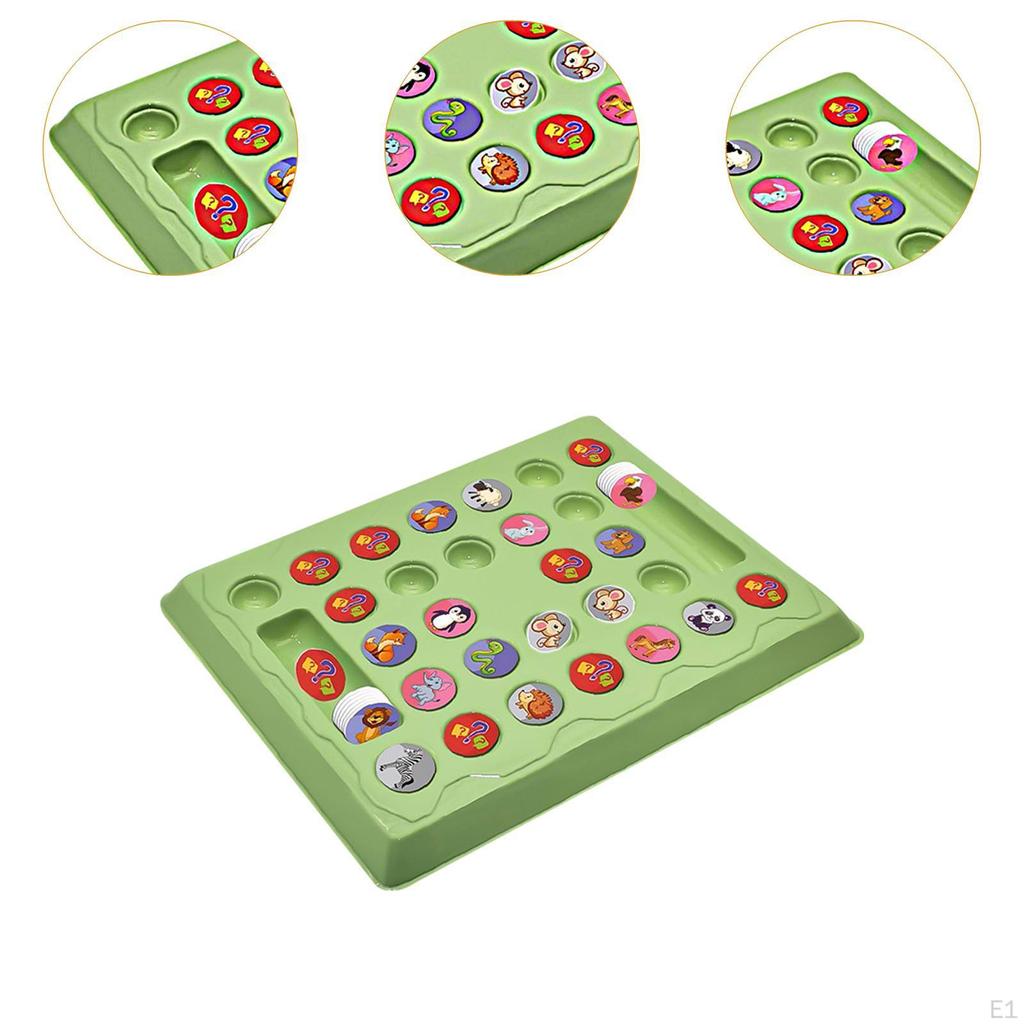 Memory-Spiel Brettspiele Tiere und Früchte identifizieren Frühe Lernentwicklung pädagogisches Spielzeug für