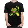 Custom Happy Frog T Shirts for Men Pure Cotton Tees Tshirt Short Sleeve Casual Tshirt Clothing