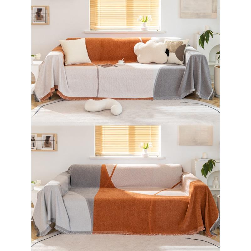 Sofa Cover Towel Chenille Anti-Scratching Sofa Cushion All-Inclusive Non-Slip Cover Cover Modern Simple Universal Cover Thickened