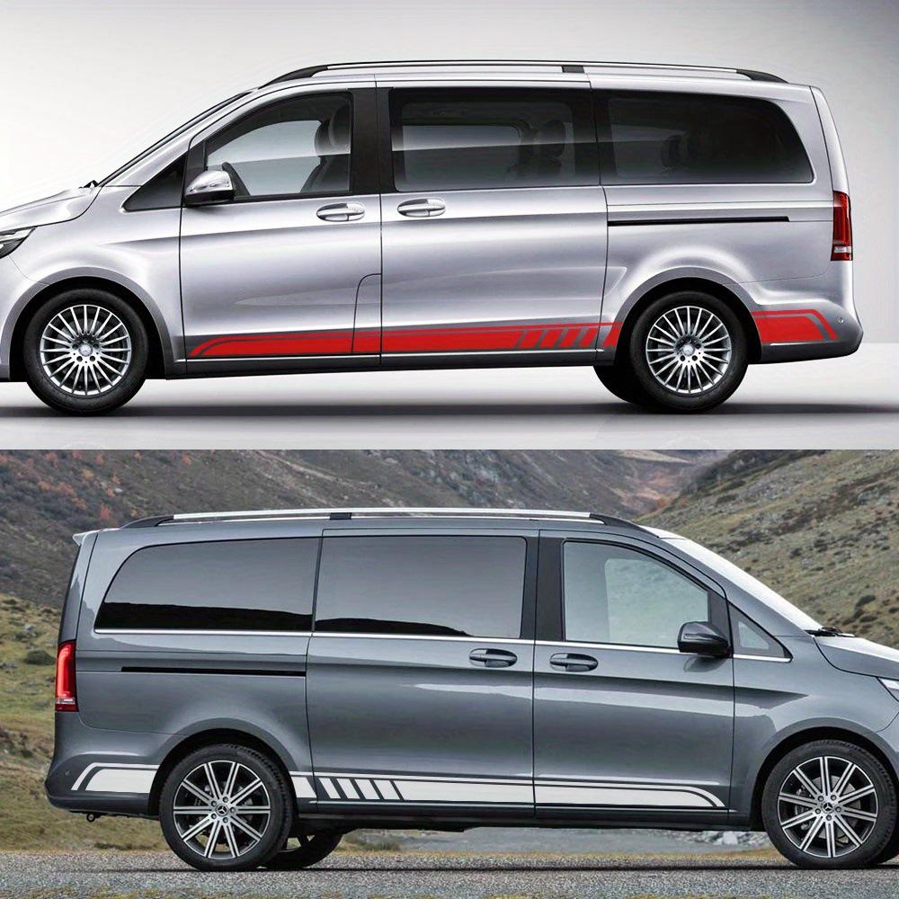 Dvoudílná sada bočních prahových polepů pro Toyota Alphard & Mercedes-Benz Vito