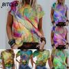 Women's Fashion Casual Short Sleeve O-Neck Blouses & Shirts