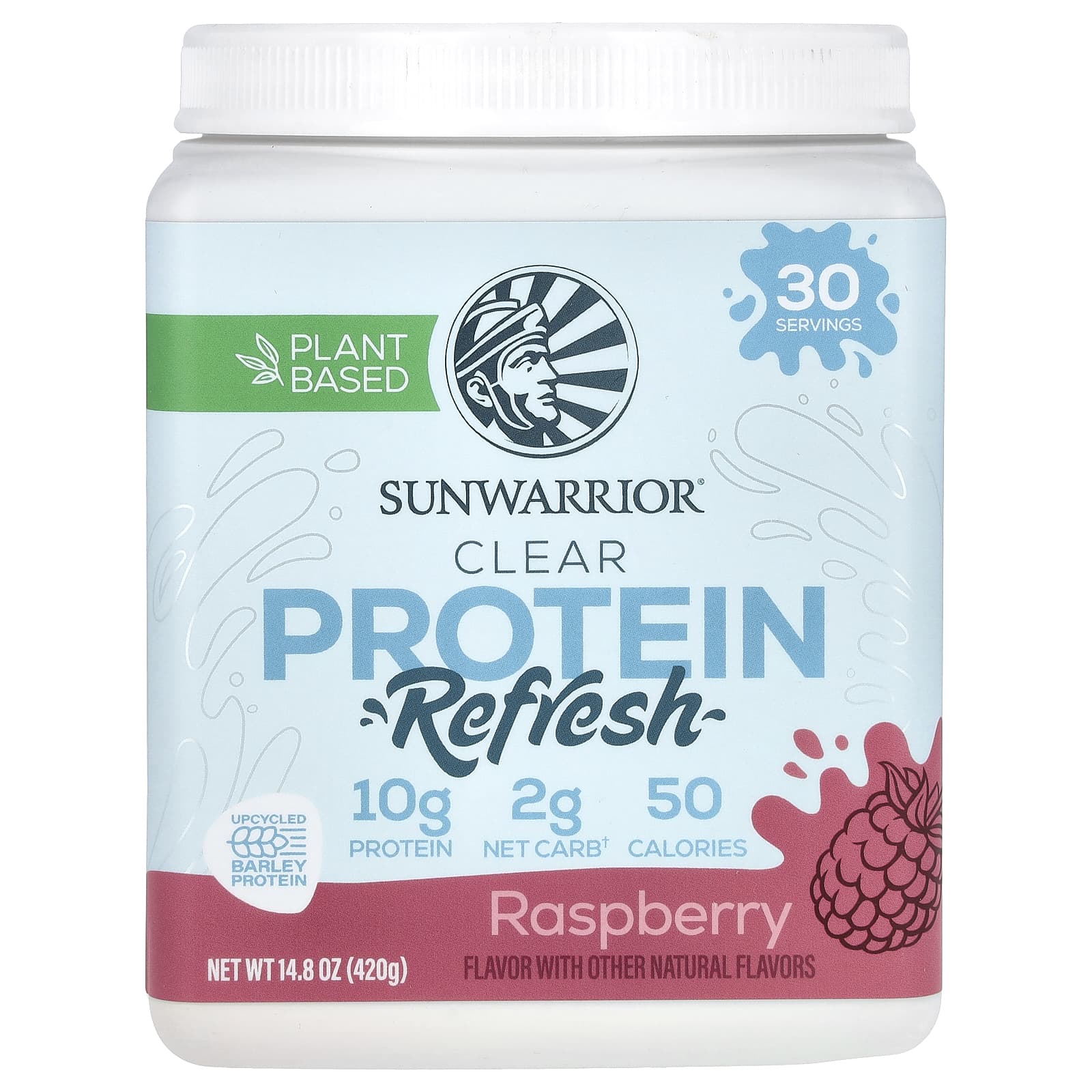 

Sunwarrior, Clear Protein Refresh, Raspberry, 420 g (14.8 oz)