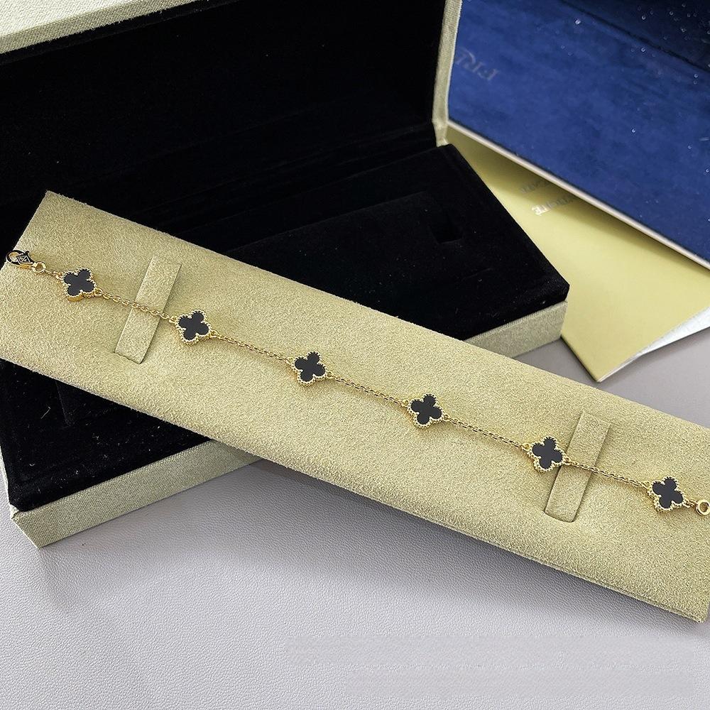 Four-leaf Clover Mini Six-flower Bracelet Classy Luxury Women's Bracelet
