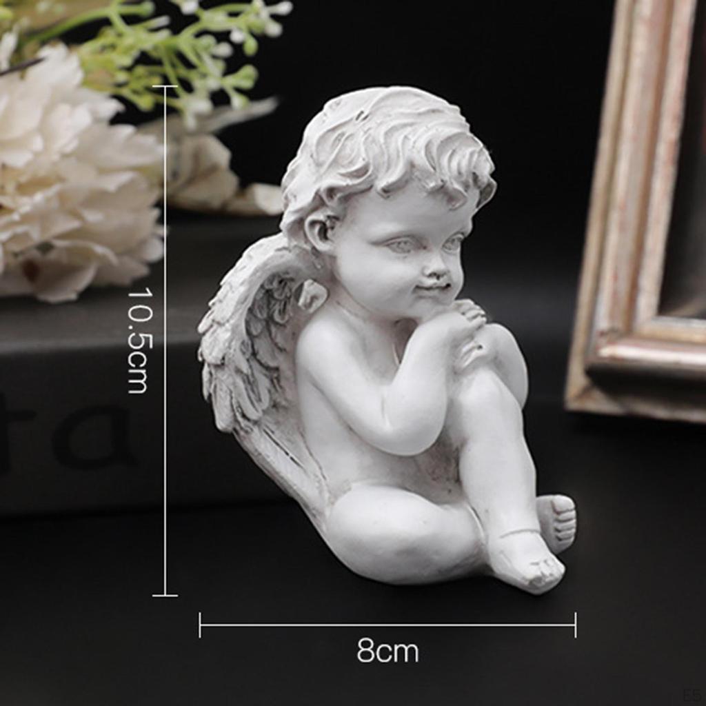 Engelstatue Puttenfiguren Heimdekoration Kunsthandwerk Skulptur für Innen, Außen, Schlafzimmer,