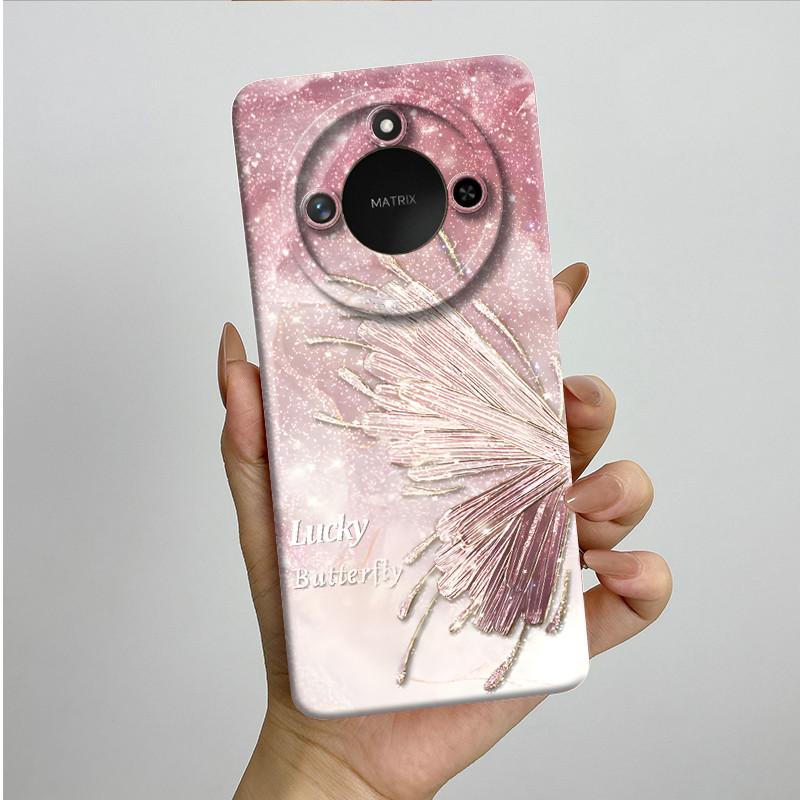 

For Honor X9C Smart Phone Case X9cSmart Soft Silicone Funda Sweet Painted Fashion Cartoon Protective Capa Lovely Printing Cover Honor X9C Smart