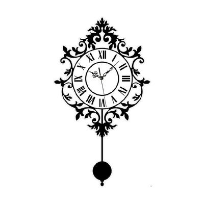 Dekorative Wanduhr, geräuschlos, batteriebetrieben, kein Ticken, schleichendes Uhrwerk, gut lesbar