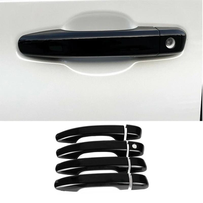 8pcs/set Gloss Black Car Door Handle Cover Protector Trim For 2018-2021 Honda Accord Exterior Accessories Stickers
