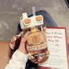 Capybara Cartoon Water Bottle With Tritan Material For Kids And Students