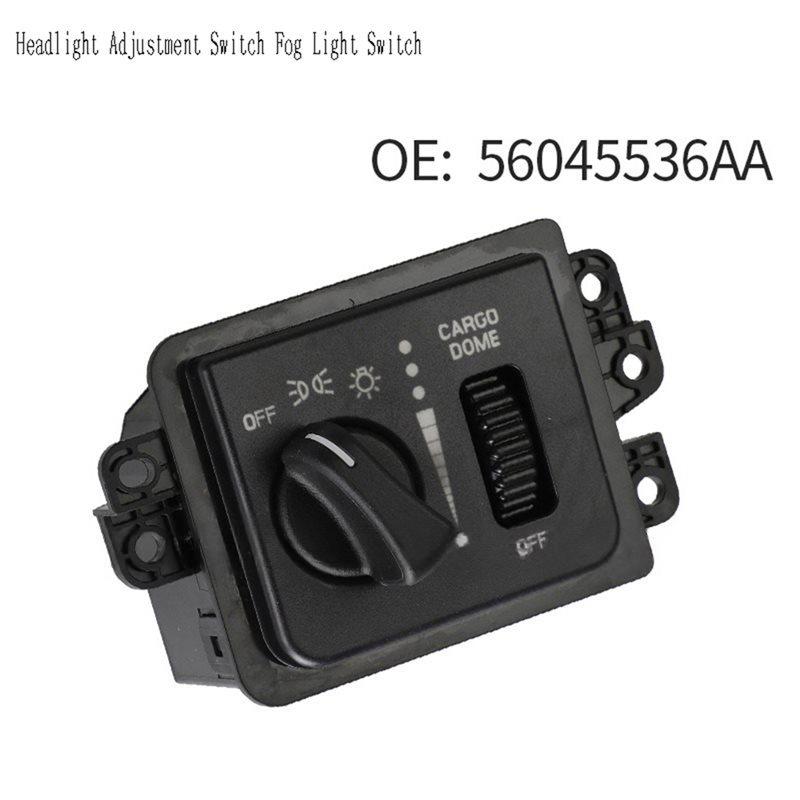 56045536AA Headlight Switch Headlight Adjustment Switch Fog Light Switch For Dodge RAM 1500 2500 3500 2003-2005