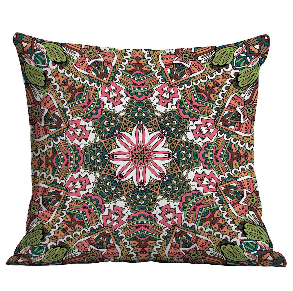 Ethnic Style Mandala Pillowcase New Style Painted Geometric Art Abstract Home Decoration Pillow Cushion Cover