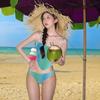 Retro Thailand Chic Women's Three-Piece Bikini Swimsuit