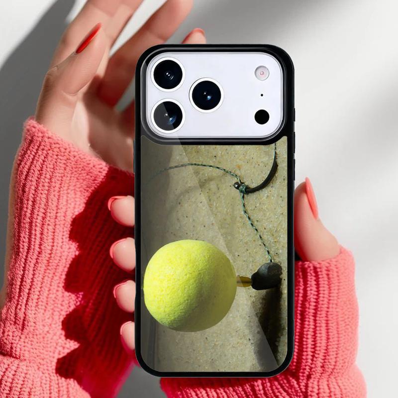 

Carp Fishing Boilie Rig Hook Phone Case for iPhone 17 16 15 14 13 Pro Max Back Cover for 12 11 Pro Coque iPhone17 Pro