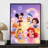 Disney Diamond Art Painting Kit Mickey Donald Snow White Alice Ariel Home Wall Decor Handmade Gift