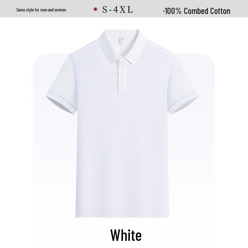 Premium Ice Silk Polo with Custom Logo - Summer Short Sleeve Workwear