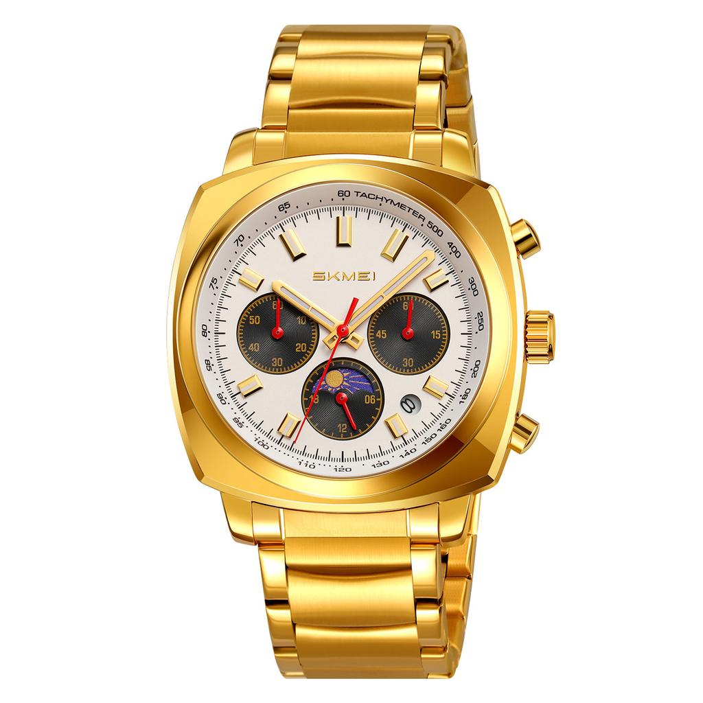 SKMEI Multifunctional Casual and Fashion Quartz Watch for Men Waterproof Chronograph Wrist Watch Male Watches