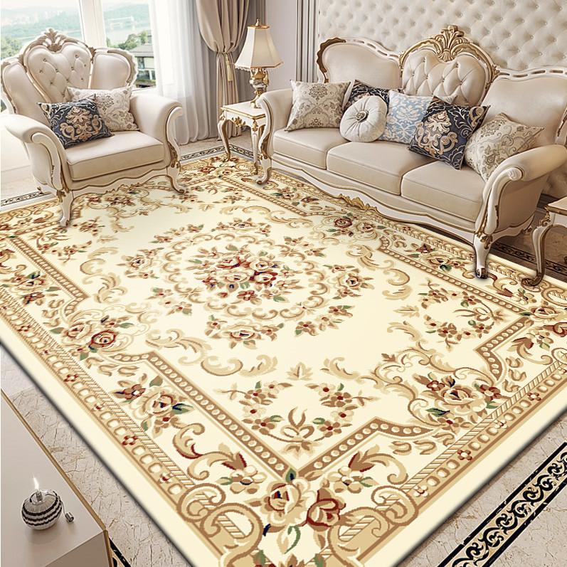 Light Luxury Carpet Dirt-Resistant Easy Care Living Room Carpet Absorbent Sofa Coffee Table Carpet Large Area Rugs