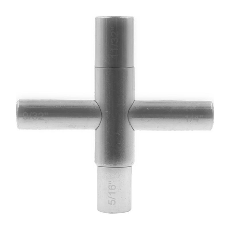 Professional Carbon Steel Crosses Head Water Valving Spanner Faucet Wrench Suitable For Different Pipe Fittings And Size