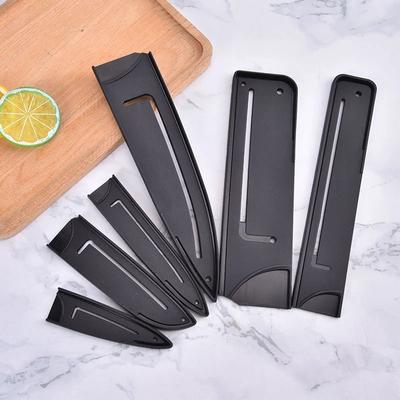 Plastic Knife Covers Chef Knife Blade Protector Black Edge Guards Multipurpose Knife Scabbard Sheath Case Kitchen Accessories