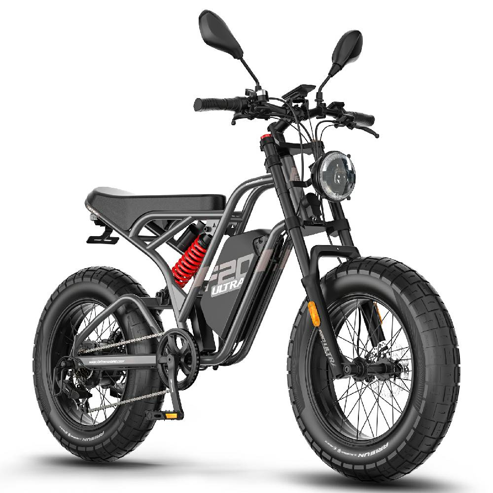 Bicicleta Elétrica Fafrees F20 Ultra Motor 750W Pneu Gordo 20" Bicicleta Elétrica para Adultos 48V 25AH Freio Hidráulico Duplo 7 Velocidades Carga Máxima 130Kg