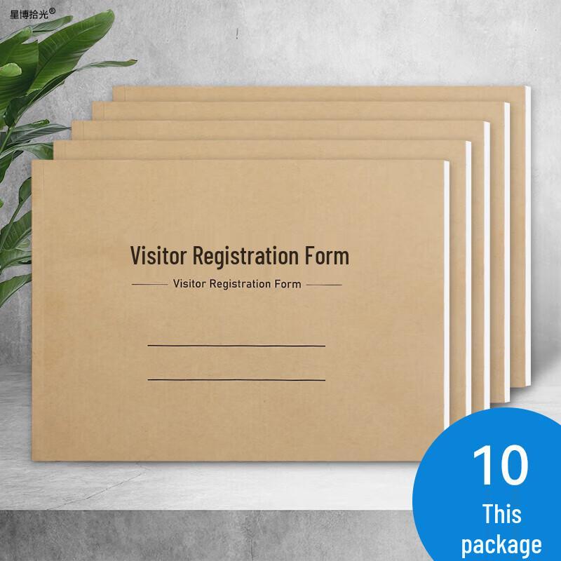 A4 Visitor Registration Book (10 Pack)