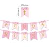 Decorazione Festa Battesimo Comunione Bambino Bandierina Dio Benedica Posizionamento Torta