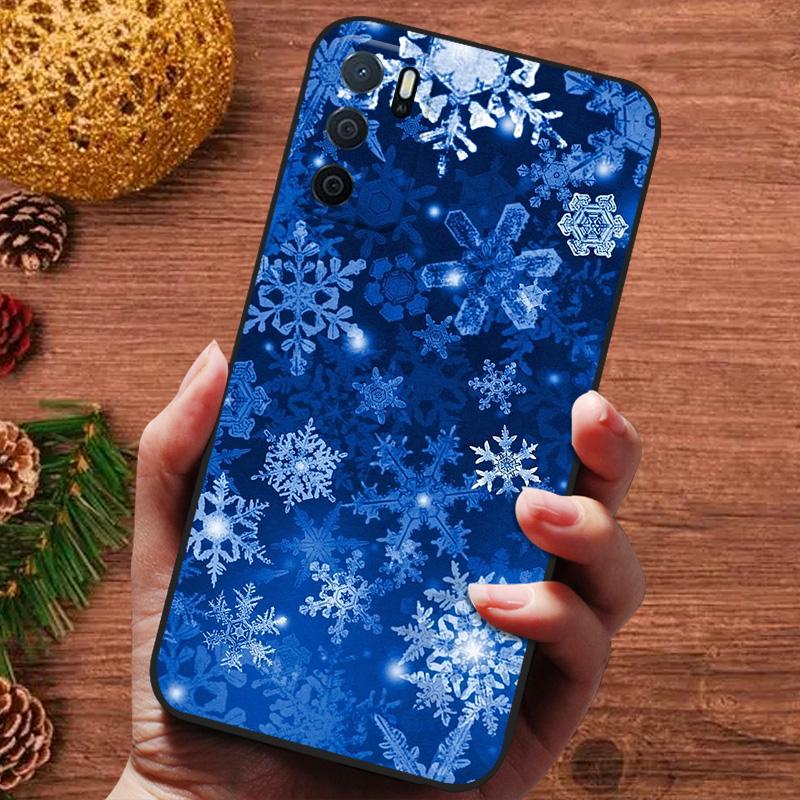 

Рождественская расписная обложка для Oppo A16s A16 A15 S A54s A17 Reno 4Z 5G Reno5 Lite Reno8 Lite 7Lite Чехол Силиконовая мягкая обложка для телефона OPPO Reno7 Lite
