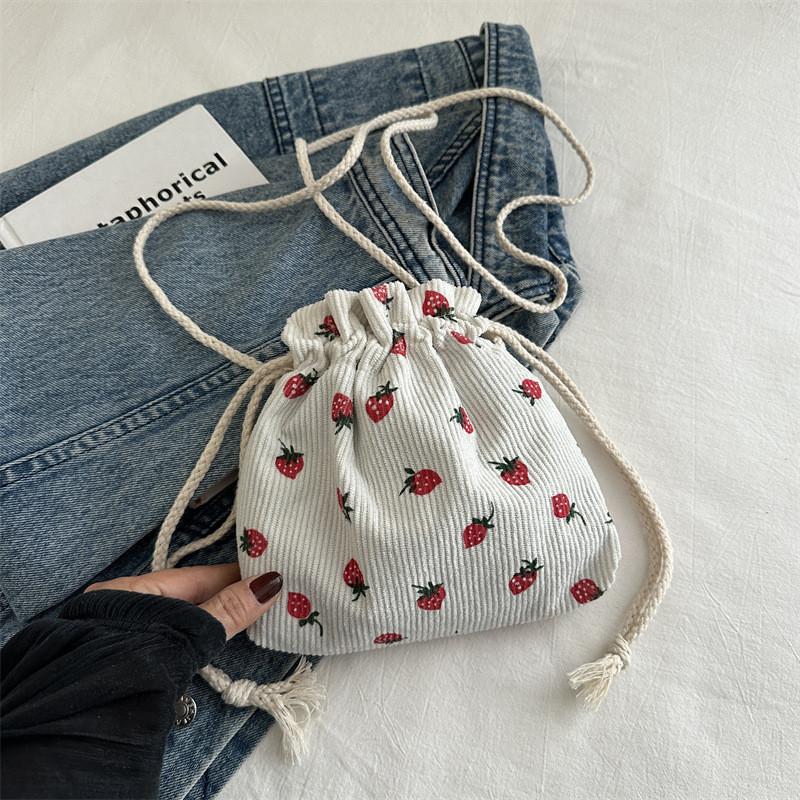 

Stylish New Fashionable Shoulder Crossbody Bucket Bag For Summer Work Commuting білий