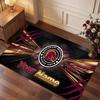 Brisbane Broncos Personalisierter Kristall-Samt-Teppich, Benutzerdefinierter Name Text Weicher Anti-Rutsch-Teppich für Wohnzimmer Schlafzimmer