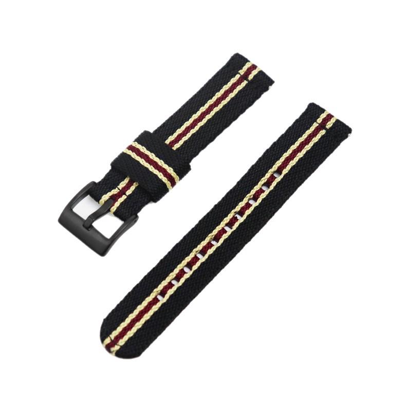 Quick Release High-Quality Nylon Canvas Watch Strap for Seiko DW - Sizes 18, 20, 22, 24mm