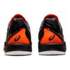 Asics Fabric Fashion Durable Support Low Top Training Shoes Men Sneakers Black Orange 1053A042-001