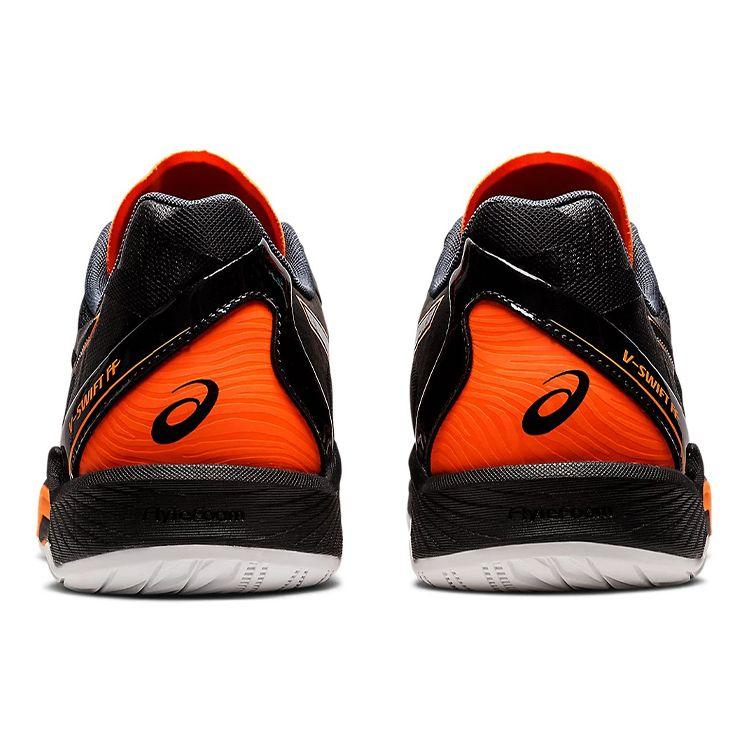 Asics Fabric Fashion Durable Support Low Top Training Shoes Men Sneakers Black Orange 1053A042-001