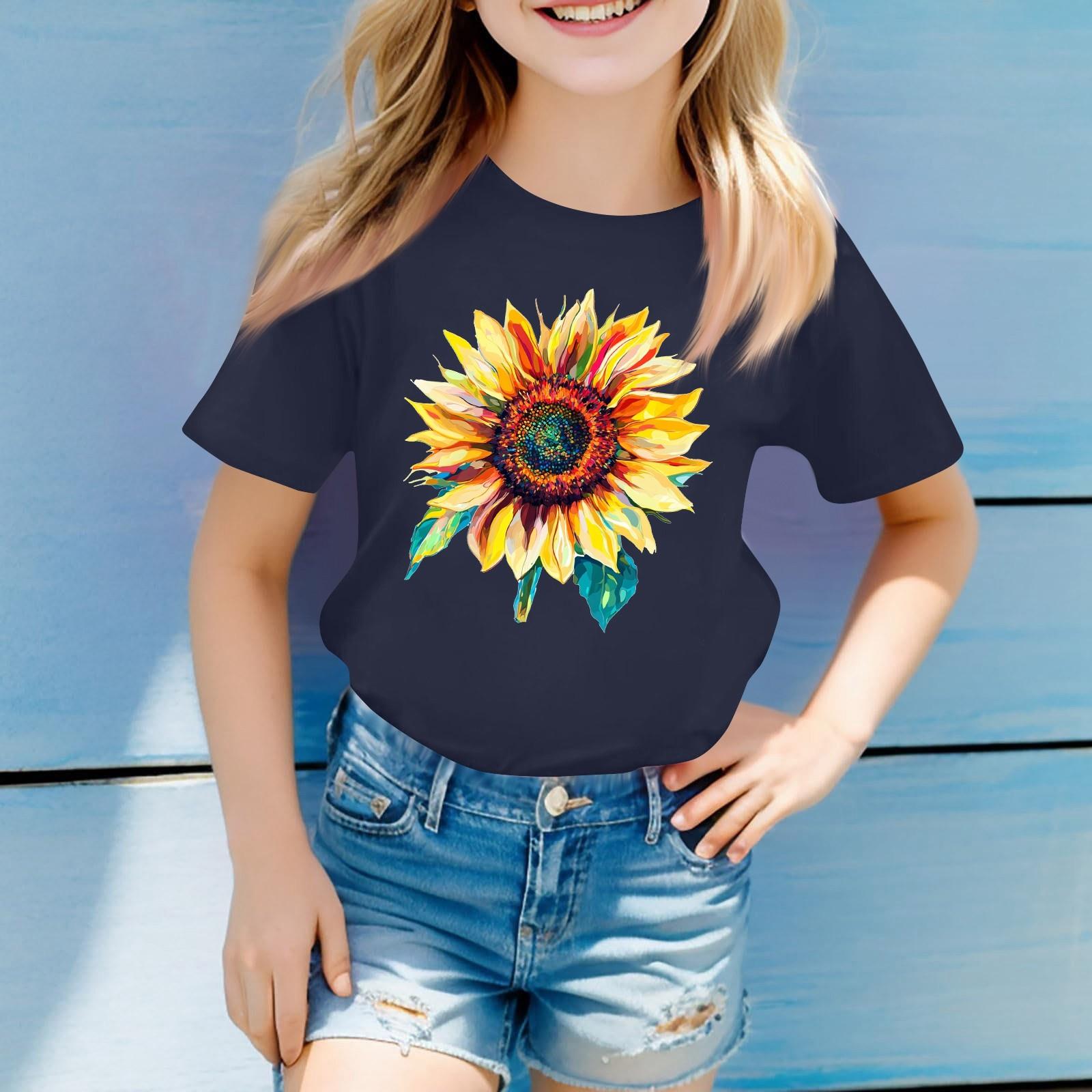 

Футболки для малышей, девочек и мальчиков, детские футболки с короткими рукавами и принтом для мальчиков и девочек 160 тёмно-синий