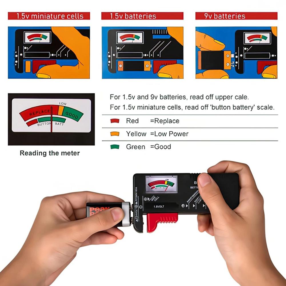 Digitaler Batterietester, Universeller Batterietest Produktbild-Vorschau 12