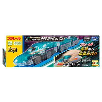 TAKARA TOMY Plarail parte sem carga com baterias Tekoro E5 Series Shinkansen Hayabusa Train Toy Ages! 3+