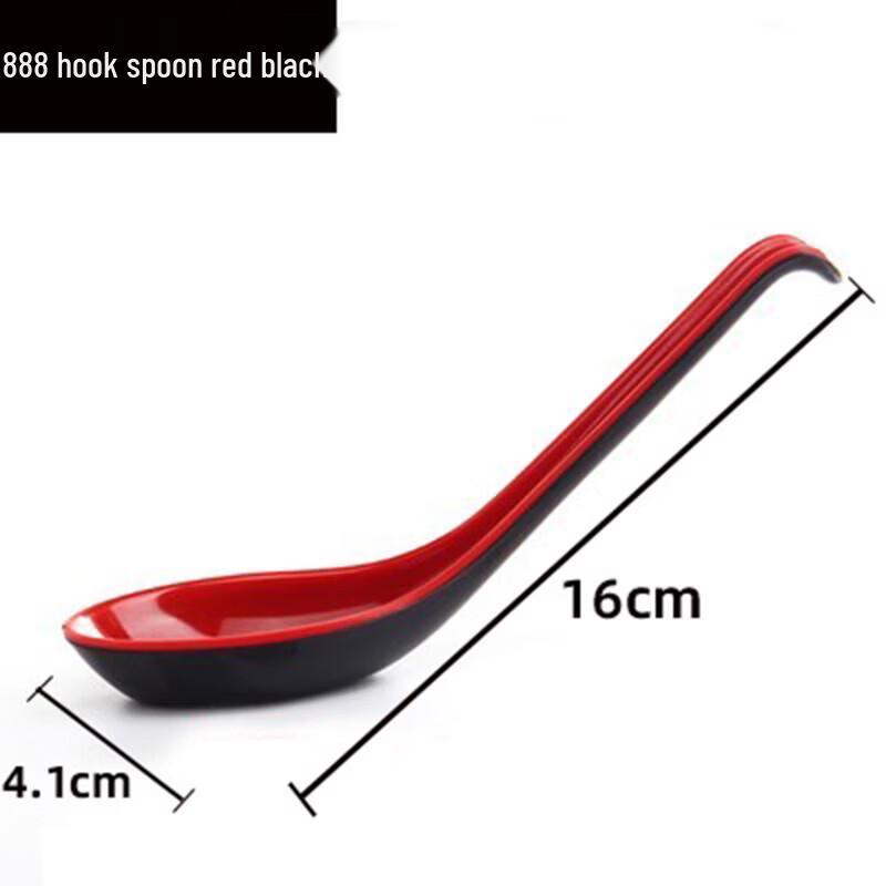 Fan Shun Commercial Melamine Ramen Spoons, 10-Pack