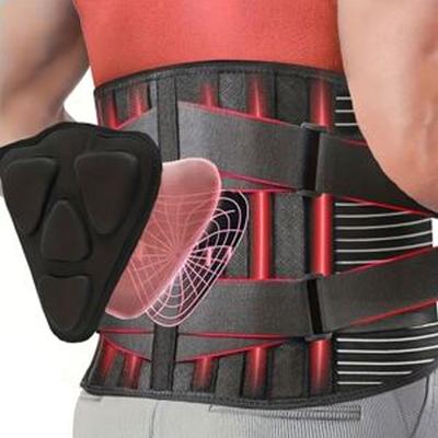 1 Stück Rückenstützgürtel für Männer Frauen Lendenwirbelstütze, Taillenstütze Rückenbandage bei Ischias, Atmungsaktive & Verstellbare Stützgurte