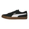 Puma Bari Casual Fabric Comfortable Durable Breathable Low-Top Sneakers Unisex Sneakers Black White 389383-02