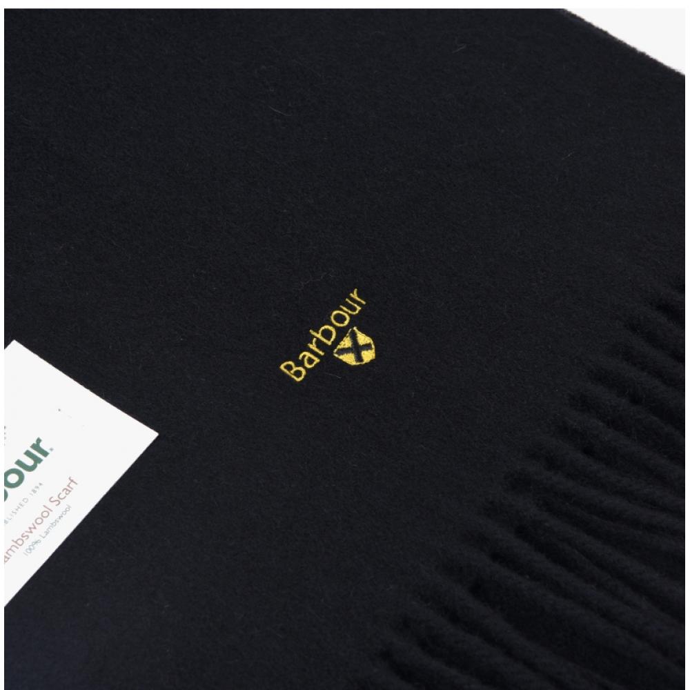 Barbour Usc0008 Bk11 Plain Fringe Muffler