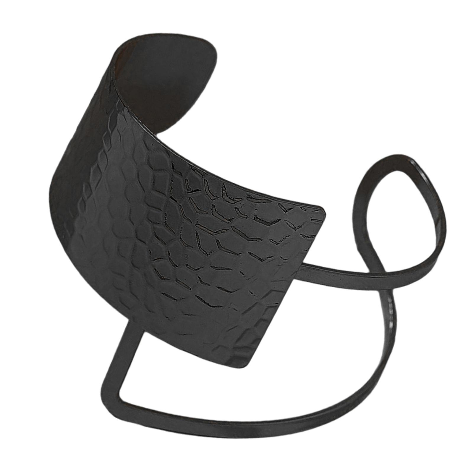 

Преувеличенный браслет с открытым манжетом для женщин, регулируемый размер, браслет-манжета, нерегулярный хип-хоп панк геометрический аксессуар для запястья