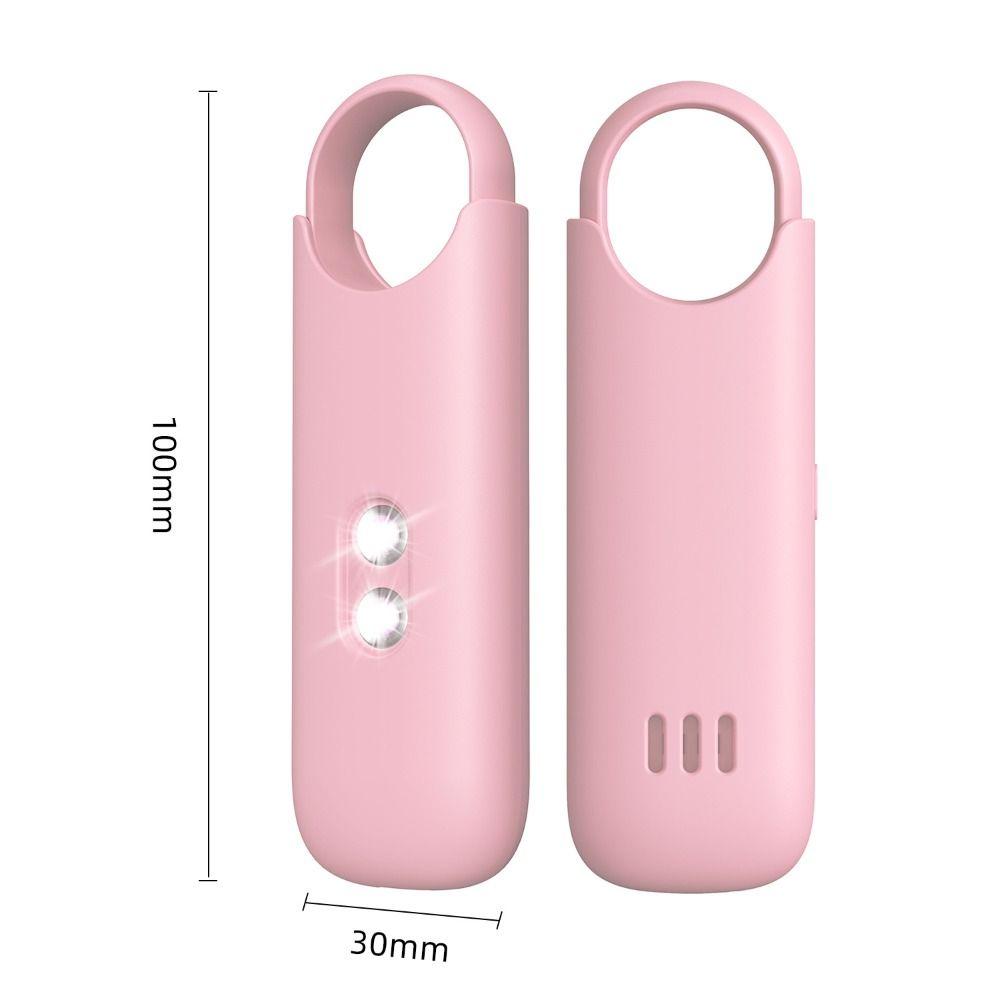 Rechargeable Personal Self Defense Alarm with Dual LED Light Safety Siren  for Women Girls