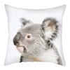 45X45Cm Cute Koala Cushion Cover Cartoon Animal Koala Polyester Pillowcase Family Waist Pillowcases Home Decor Sofa Car
