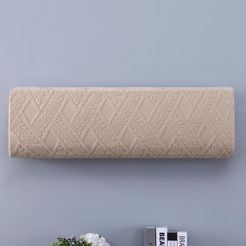1PC Air Conditioner Dust Cover Solid Color Home Decor Soft Wall Mounted Protector Protective Easy Cleaning Cover Classic Dust