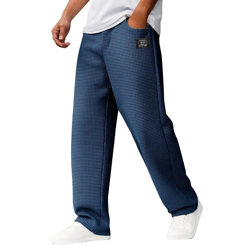 Men's Solid Color Loose Sweatpants Men's Casual Fashion Sweatpants