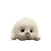 Baby Seal Plush Keychain Pendant - Realistic Ocean Animal Toy with Clip, Soft Souvenir Gift for Bag/Backpack (Simulation Design)