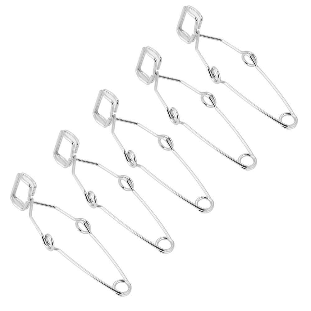 

5 шт. стальной зажим для пробирки зажим для лабораторного эксперимента держатель инструмент для тестирования