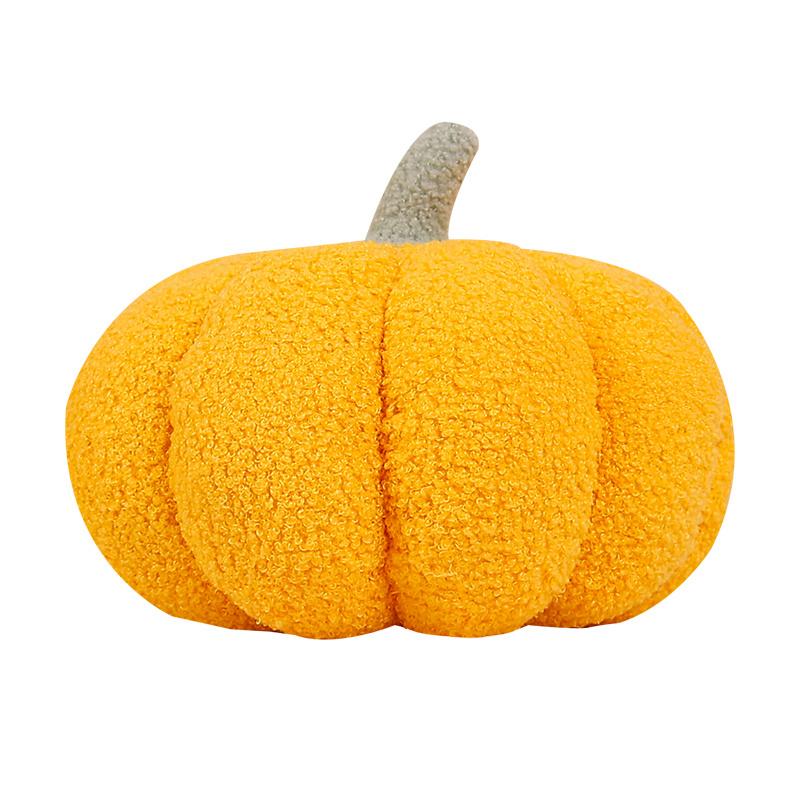 1825Cm Small Pumpkin Plush Pillow Stuffed Six Colors Plant Cushion Halloween'S Day Party Prop Plushie Home Decoration Gift