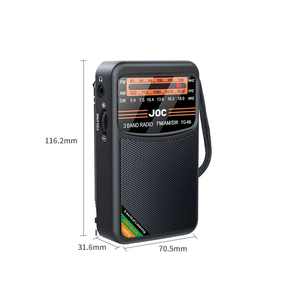 Gifts Full Band FM AM SW Radio Built-in Speaker Pointer Rechargeable Operated Emergency Radios Radio for Elderly Small Radio